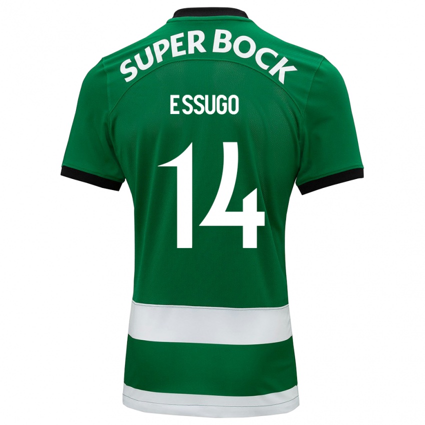 גברים Dário Essugo #14 ירוק ג'רזי ביתית 2023/24 חולצה קצרה