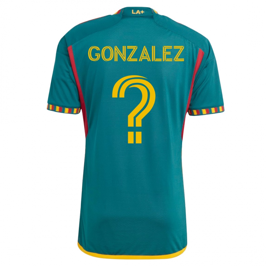 גברים גוסטבו גונזלס #0 ירוק הרחק ג'רזי 2023/24 חולצה קצרה