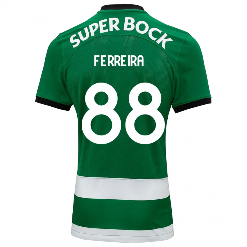 נשים Tiago Ferreira #88 ירוק ג'רזי ביתית 2023/24 חולצה קצרה
