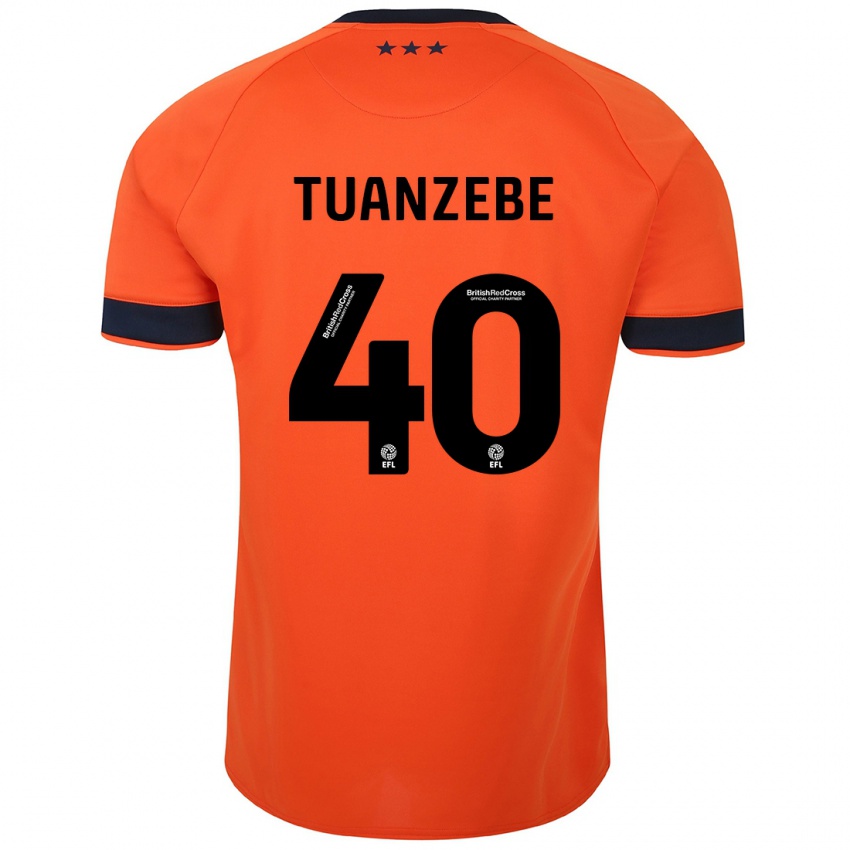 ילדים אקסל טואנזבה #40 תפוז הרחק ג'רזי 2023/24 חולצה קצרה