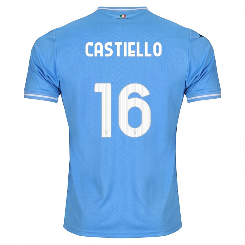 גברים Antonietta Castiello #16 כְּחוֹל ג'רזי ביתית 2023/24 חולצה קצרה