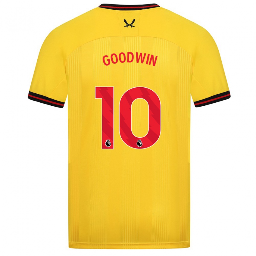 נשים איסובל גודווין #10 צהוב הרחק ג'רזי 2023/24 חולצה קצרה