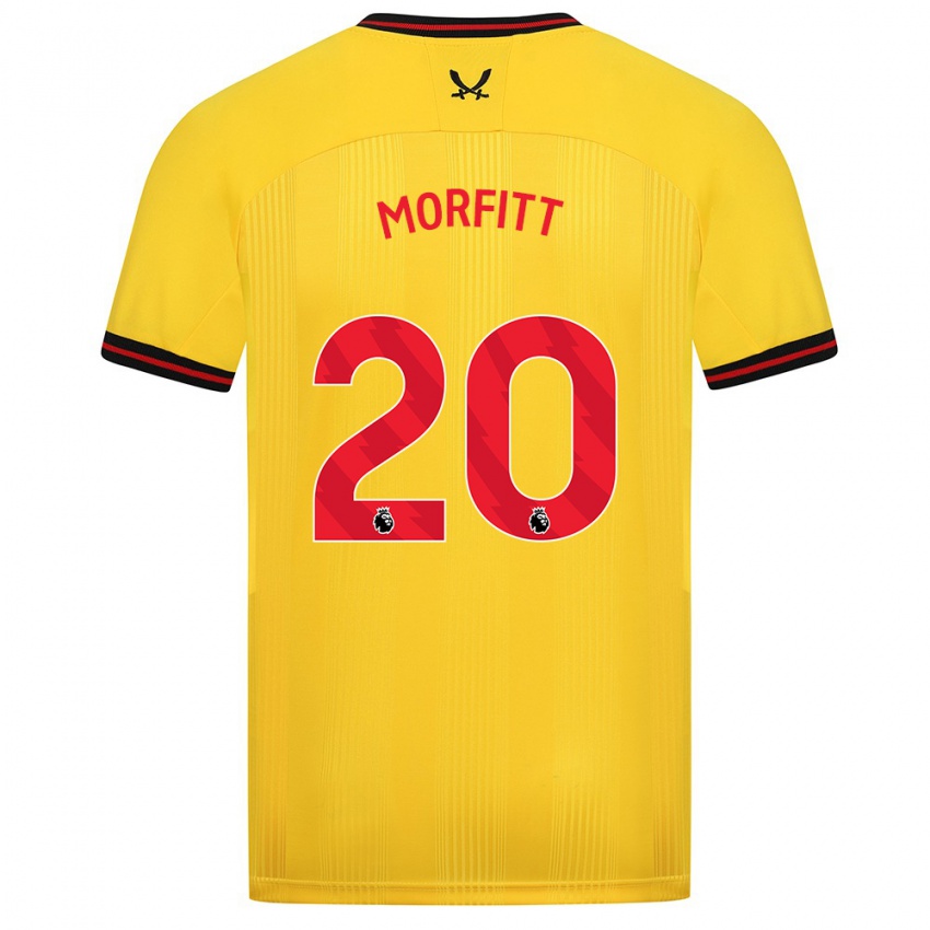 נשים איזי מורפיט #20 צהוב הרחק ג'רזי 2023/24 חולצה קצרה