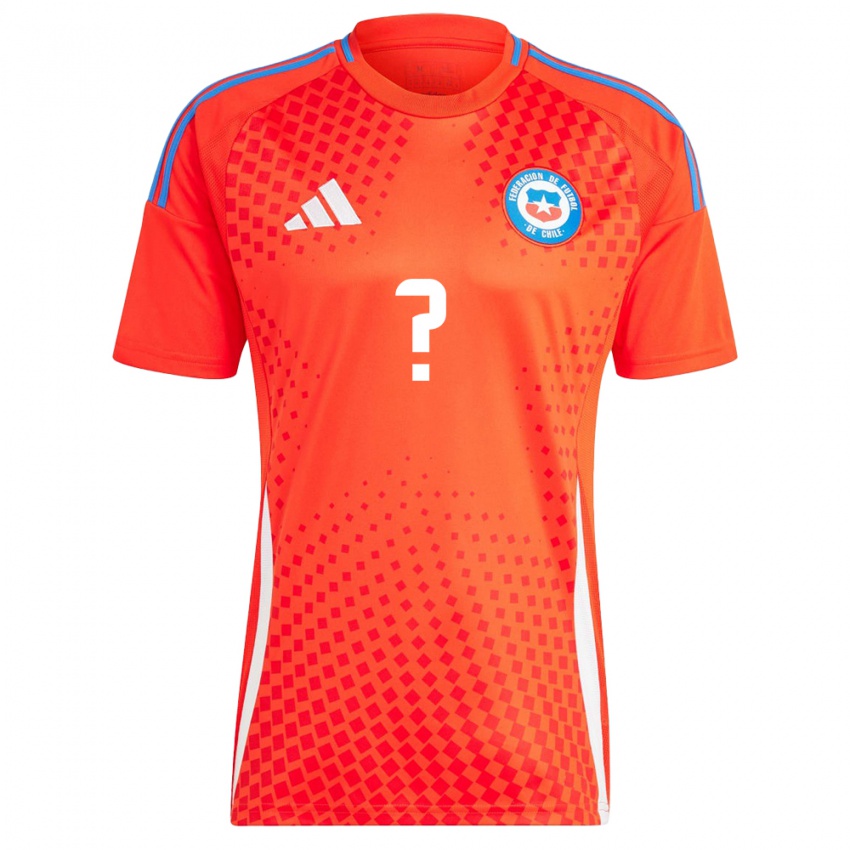 נשים צ'ילה Fernando Inostroza #0 אָדוֹם ג'רזי ביתית 24-26 חולצה קצרה