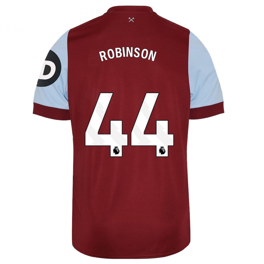 ילדים ג׳וניור רובינסון #44 חוּם עֲרמוֹנִי ג'רזי ביתית 2023/24 חולצה קצרה