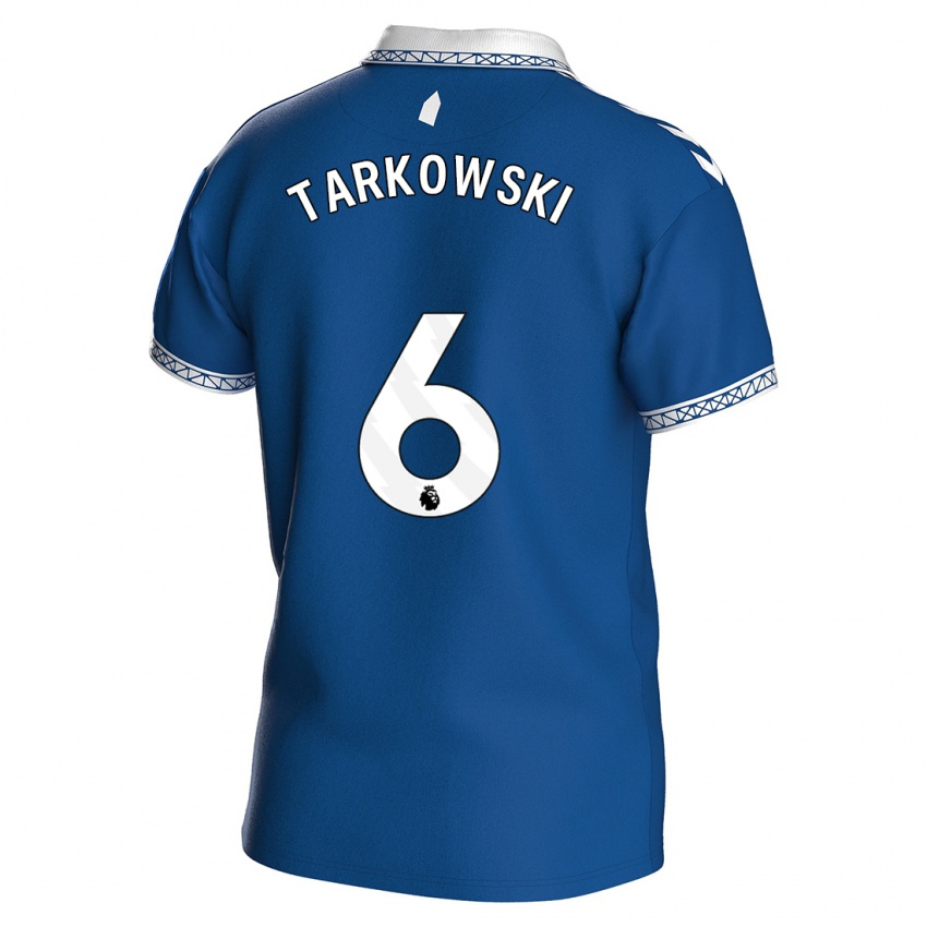 ילדים ג'יימס טרקובסקי #6 כחול מלכותי ג'רזי ביתית 2023/24 חולצה קצרה