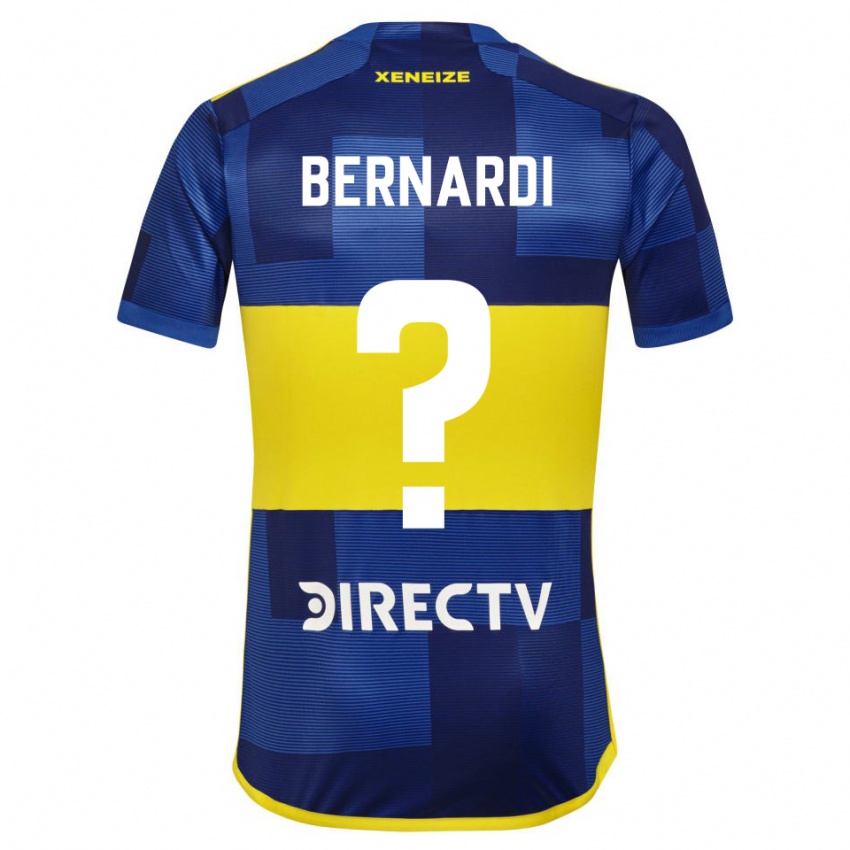 ילדים Balthazar Bernardi #0 כחול כהה צהוב ג'רזי ביתית 2023/24 חולצה קצרה