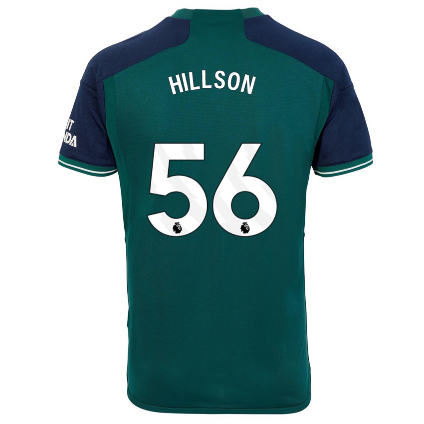 ילדים ג׳יימס הילסון #56 ירוק ג'רזי קיט שלישי 2023/24 חולצה קצרה