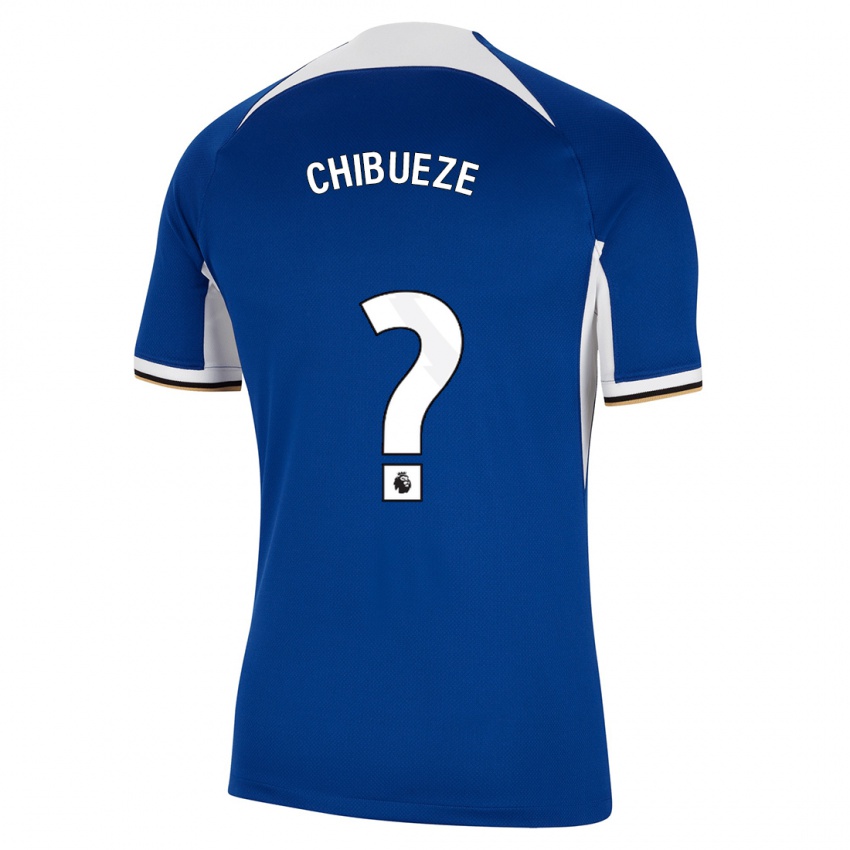 גברים Chinonso Chibueze #0 כְּחוֹל ג'רזי ביתית 2023/24 חולצה קצרה