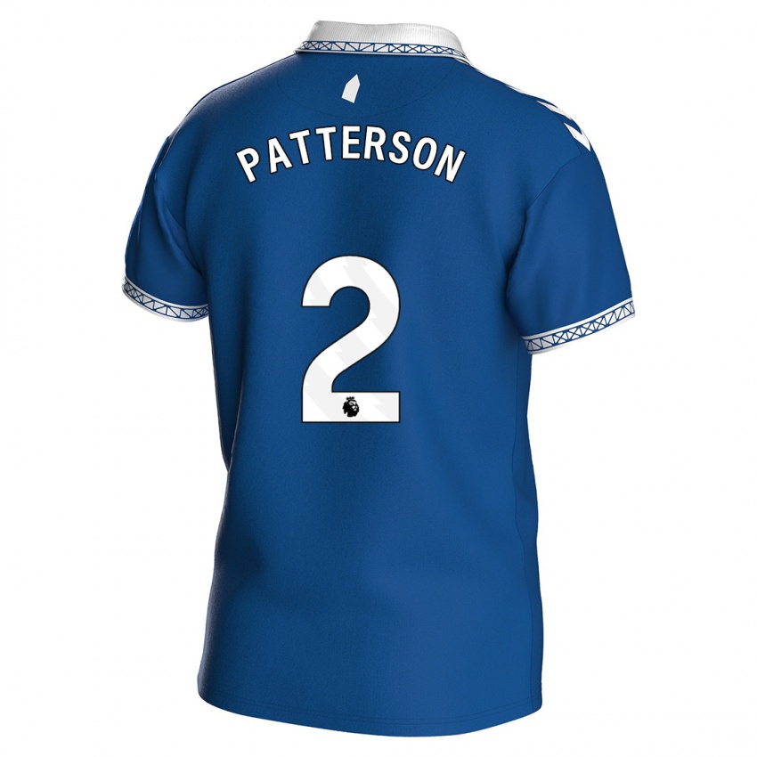 גברים נתן פטרסון #2 כחול מלכותי ג'רזי ביתית 2023/24 חולצה קצרה