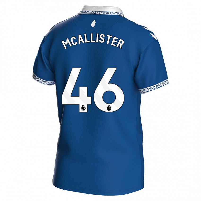 גברים שון מקאליסטר #46 כחול מלכותי ג'רזי ביתית 2023/24 חולצה קצרה