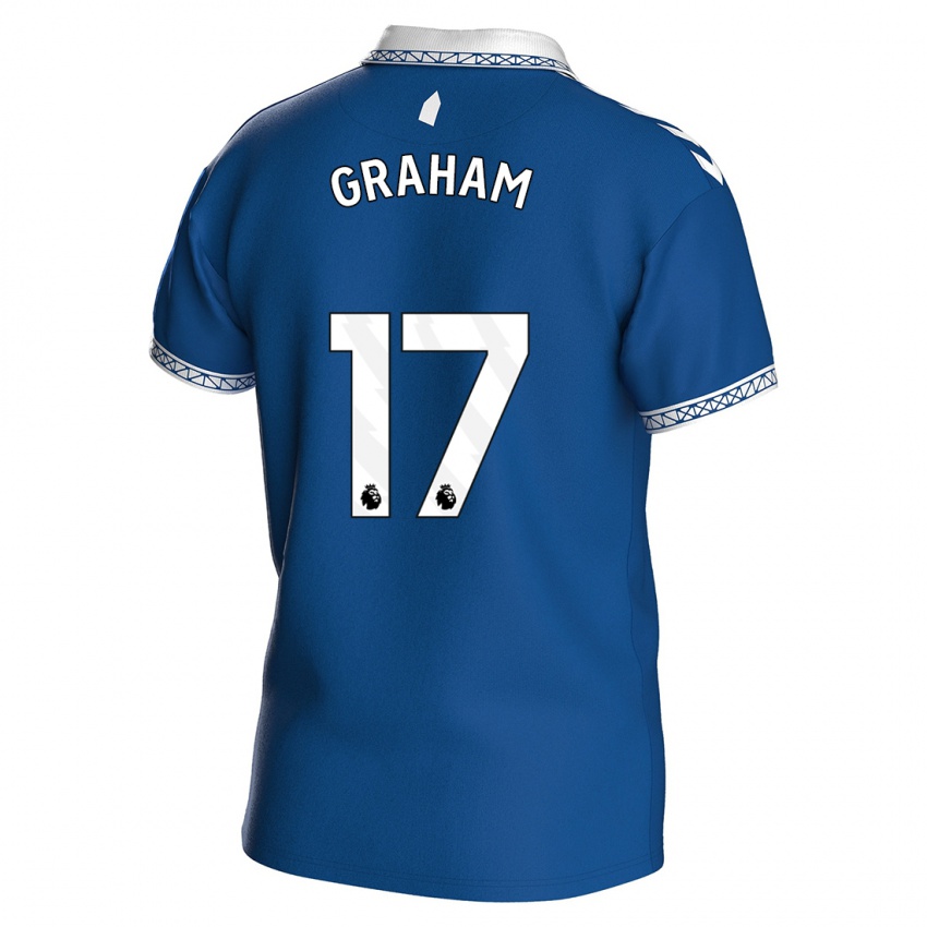 גברים לוסי גרהם #17 כחול מלכותי ג'רזי ביתית 2023/24 חולצה קצרה