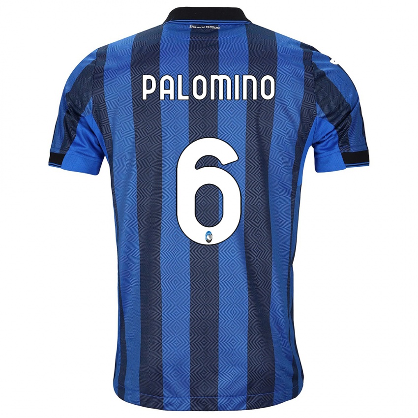 גברים חוסה לואיס פאלומינו #6 שחור כחול ג'רזי ביתית 2023/24 חולצה קצרה