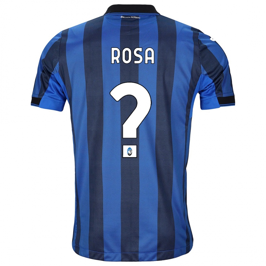 גברים Alessio Rosa #0 שחור כחול ג'רזי ביתית 2023/24 חולצה קצרה