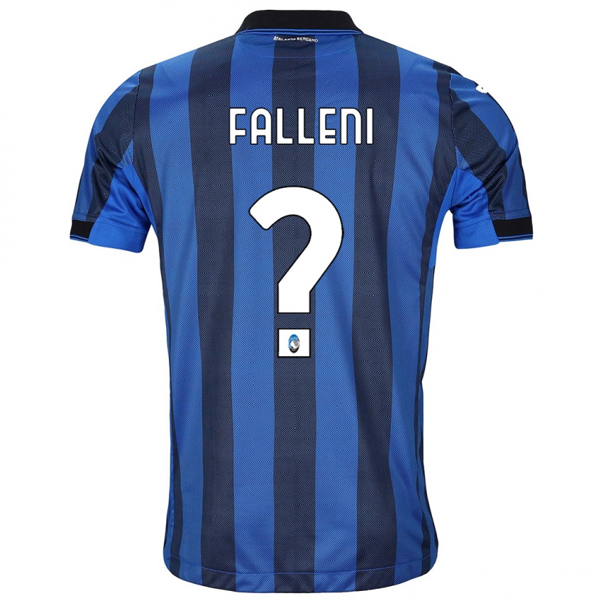 גברים Alessandro Falleni #0 שחור כחול ג'רזי ביתית 2023/24 חולצה קצרה