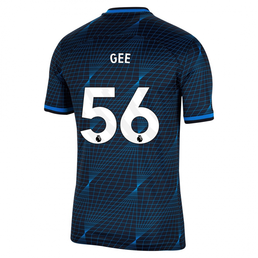 גברים בילי גי #56 כחול כהה הרחק ג'רזי 2023/24 חולצה קצרה