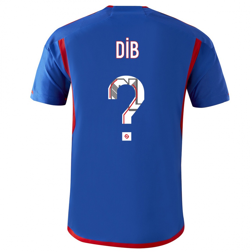 גברים Djibrail Dib #0 כחול אדום הרחק ג'רזי 2023/24 חולצה קצרה