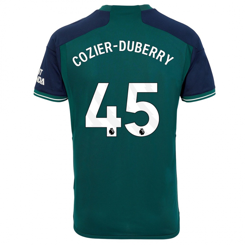 גברים Amario Cozier-Duberry #45 ירוק ג'רזי קיט שלישי 2023/24 חולצה קצרה