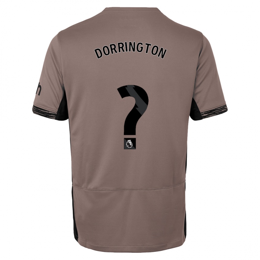 גברים Alfie Dorrington #0 בז' כהה ג'רזי קיט שלישי 2023/24 חולצה קצרה