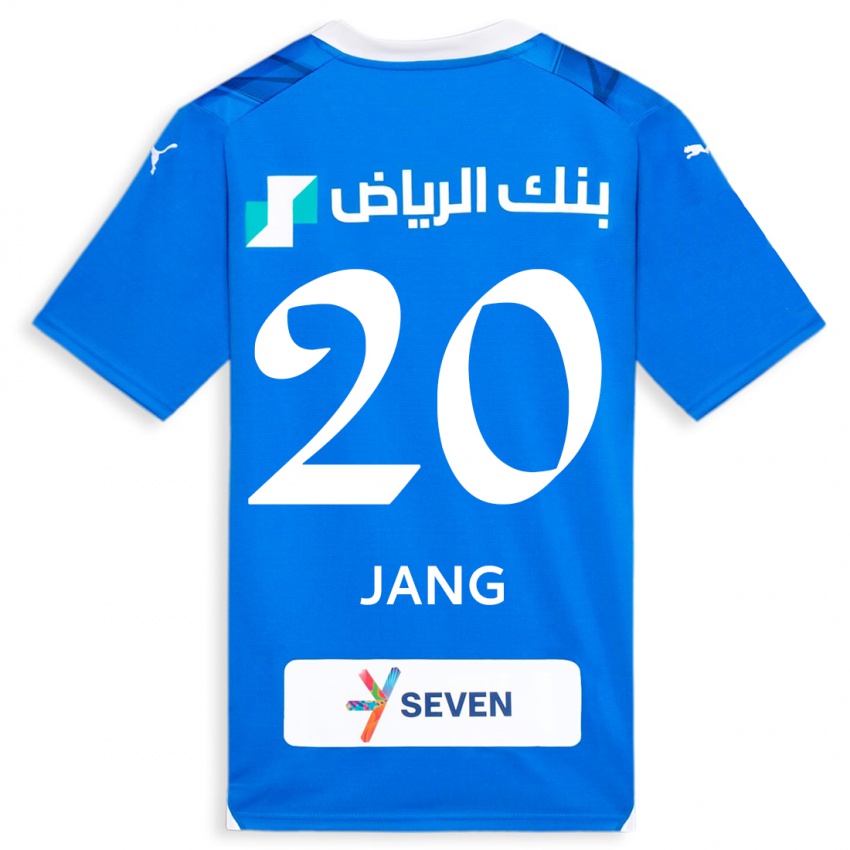 נשים יאנג היון-סו #20 כְּחוֹל ג'רזי ביתית 2023/24 חולצה קצרה