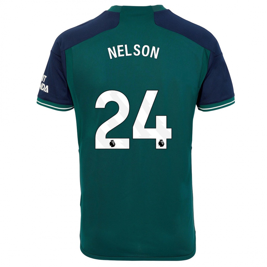 נשים רייס נלסון #24 ירוק ג'רזי קיט שלישי 2023/24 חולצה קצרה
