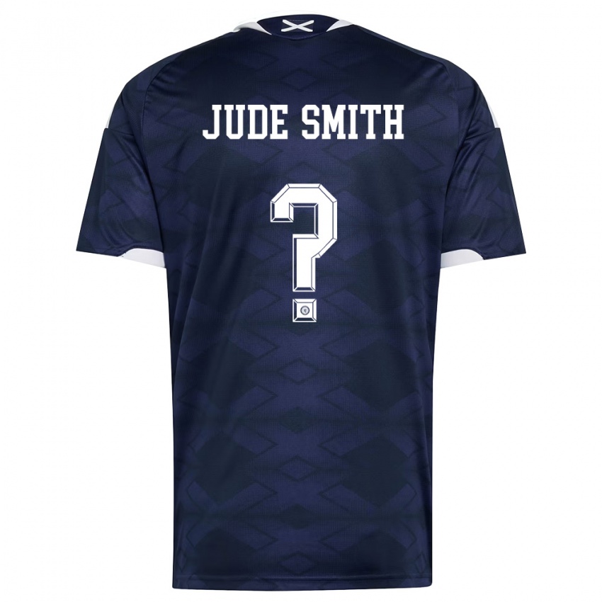 ילדים סקוטלנד Jude Smith #0 כהה לבן ג'רזי ביתית 26-28 חולצה קצרה