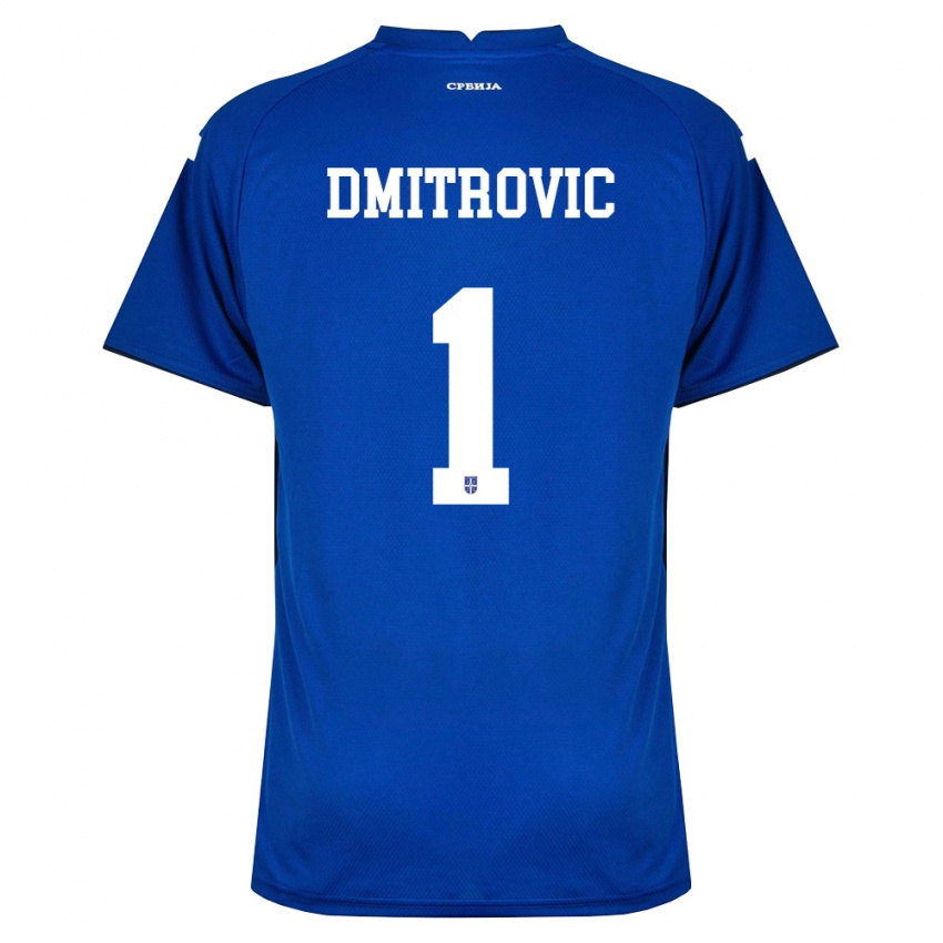 ילדים סרביה מרקו דמיטרוביץ' #1 כהה אדום ג'רזי ביתית 26-28 חולצה קצרה