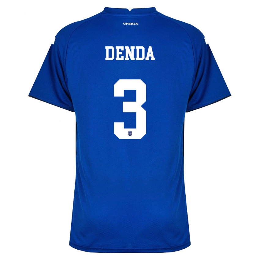 ילדים סרביה מיליצה דנדה #3 כהה אדום ג'רזי ביתית 26-28 חולצה קצרה