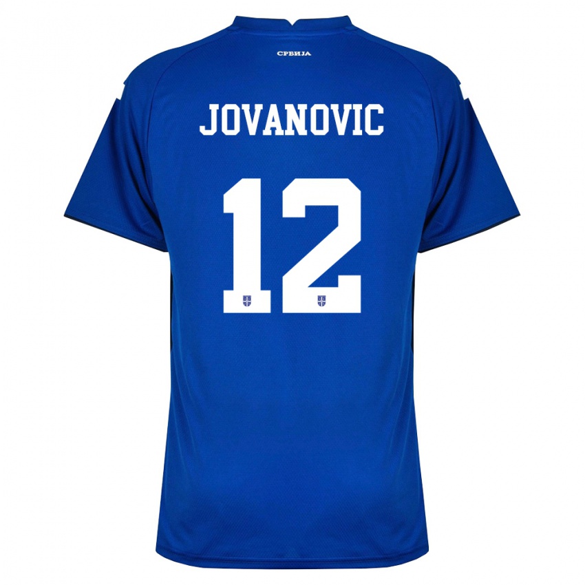 ילדים סרביה אלכסנדר יובאנוביץ' #12 כהה אדום ג'רזי ביתית 26-28 חולצה קצרה