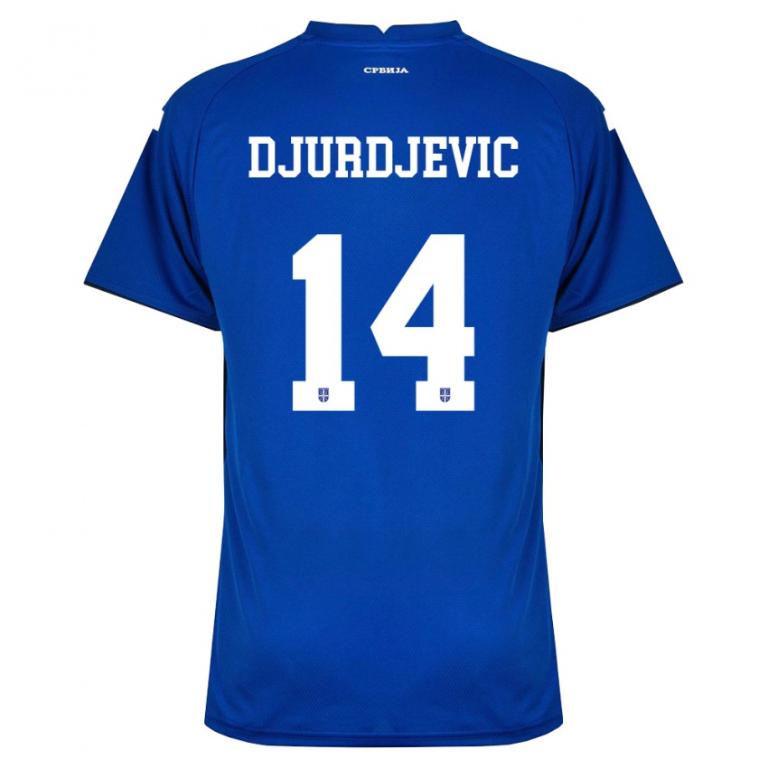 ילדים סרביה ווקאשין דורדביץ׳ #14 כהה אדום ג'רזי ביתית 26-28 חולצה קצרה