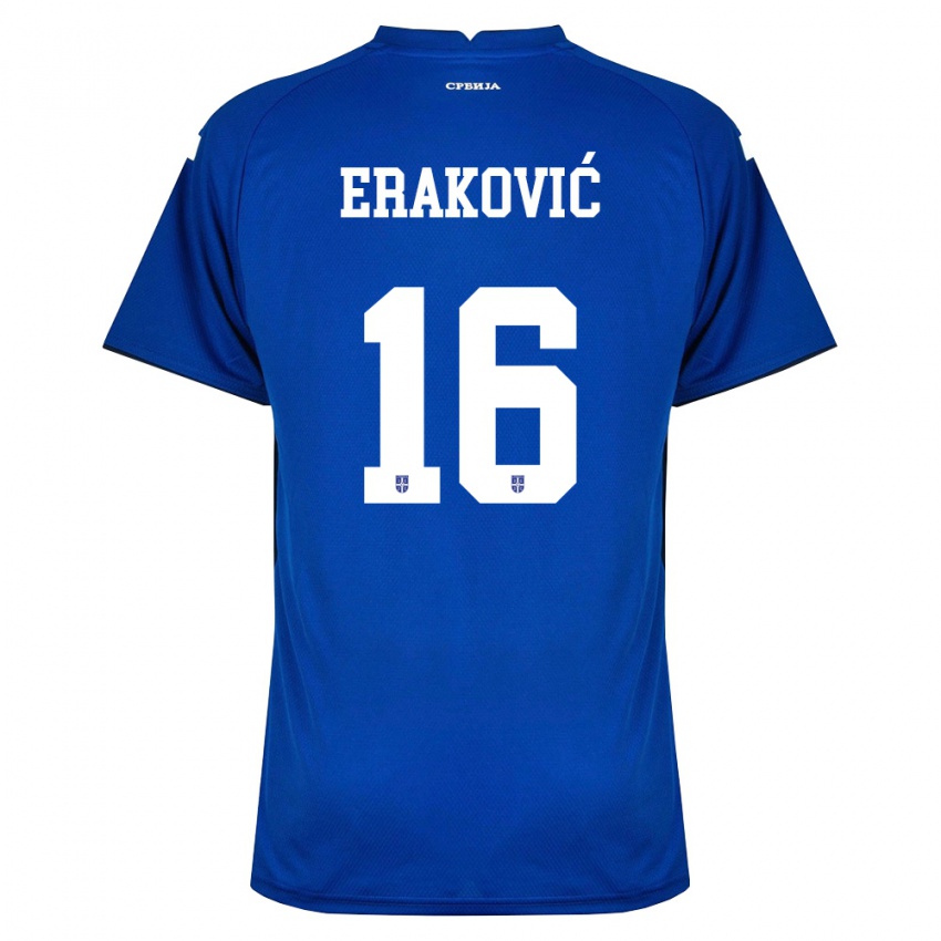 ילדים סרביה סטרהיניה אראקוביץ' #16 כהה אדום ג'רזי ביתית 26-28 חולצה קצרה