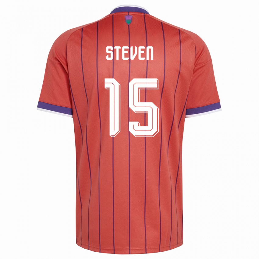 ילדים סקוטלנד טיילור סטיבן #15 כתום סגול הרחק ג'רזי 26-28 חולצה קצרה