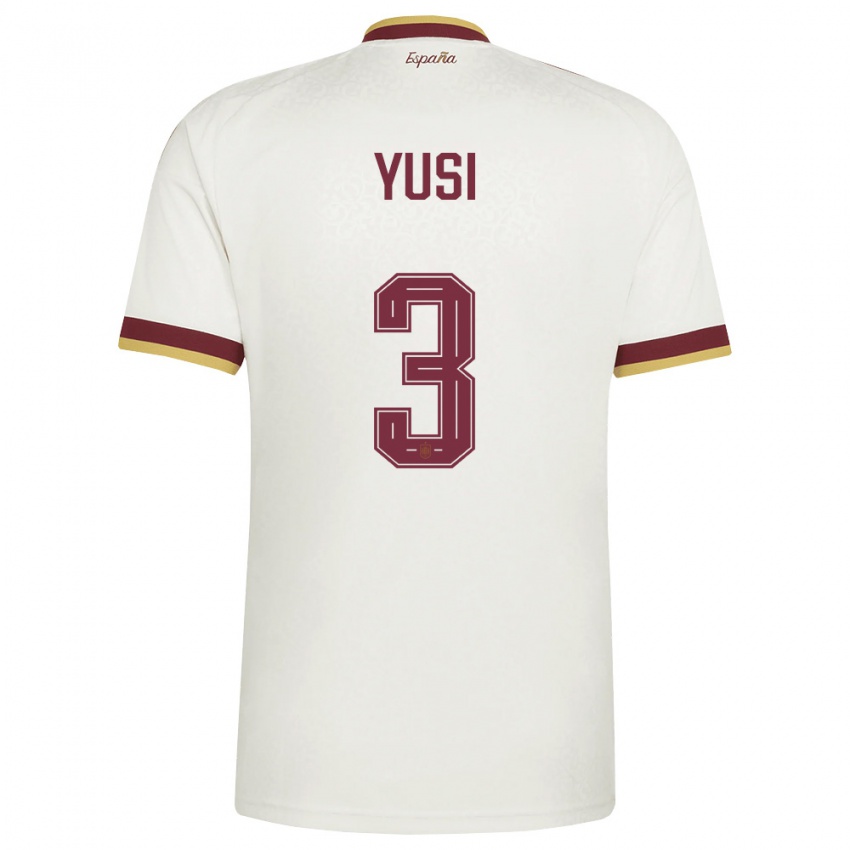 ילדים ספרד יוסי #3 שמנת בורדו הרחק ג'רזי 26-28 חולצה קצרה