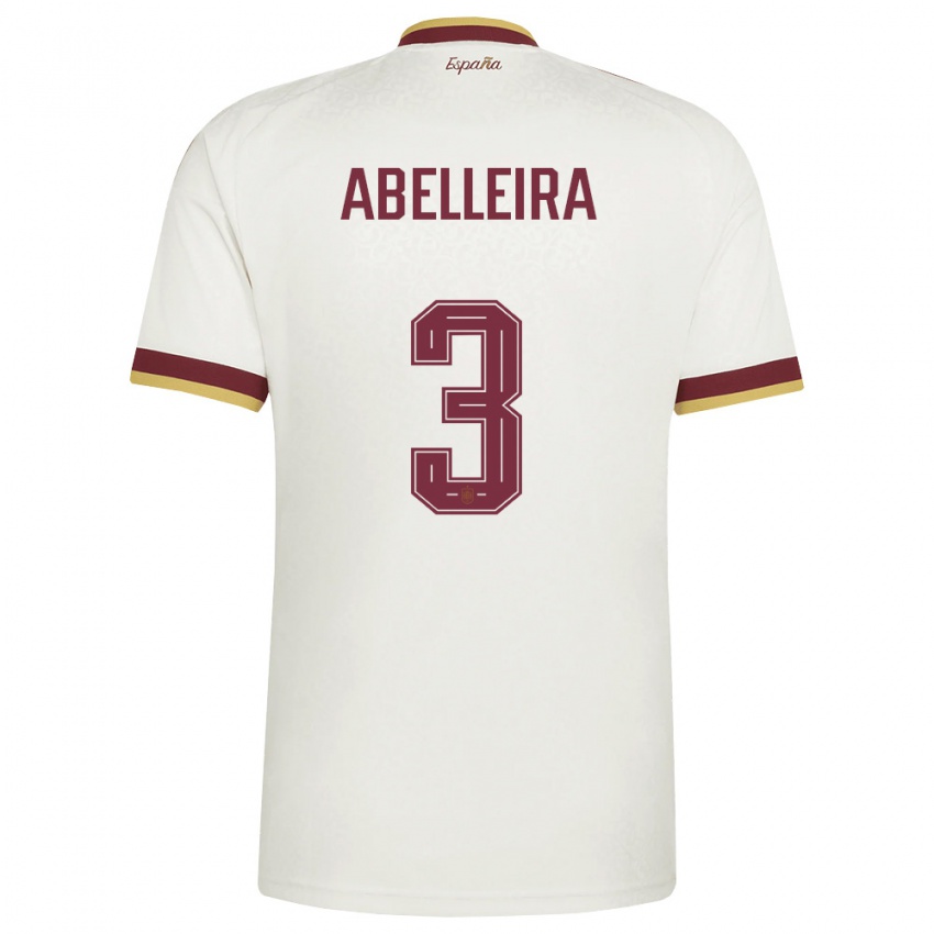 ילדים ספרד תרזה אבלירה #3 שמנת בורדו הרחק ג'רזי 26-28 חולצה קצרה