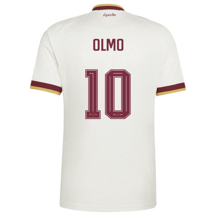 ילדים ספרד דני אולמו #10 שמנת בורדו הרחק ג'רזי 26-28 חולצה קצרה