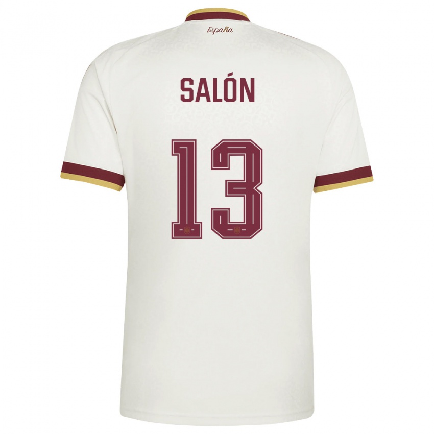 ילדים ספרד סלון אנית #13 שמנת בורדו הרחק ג'רזי 26-28 חולצה קצרה