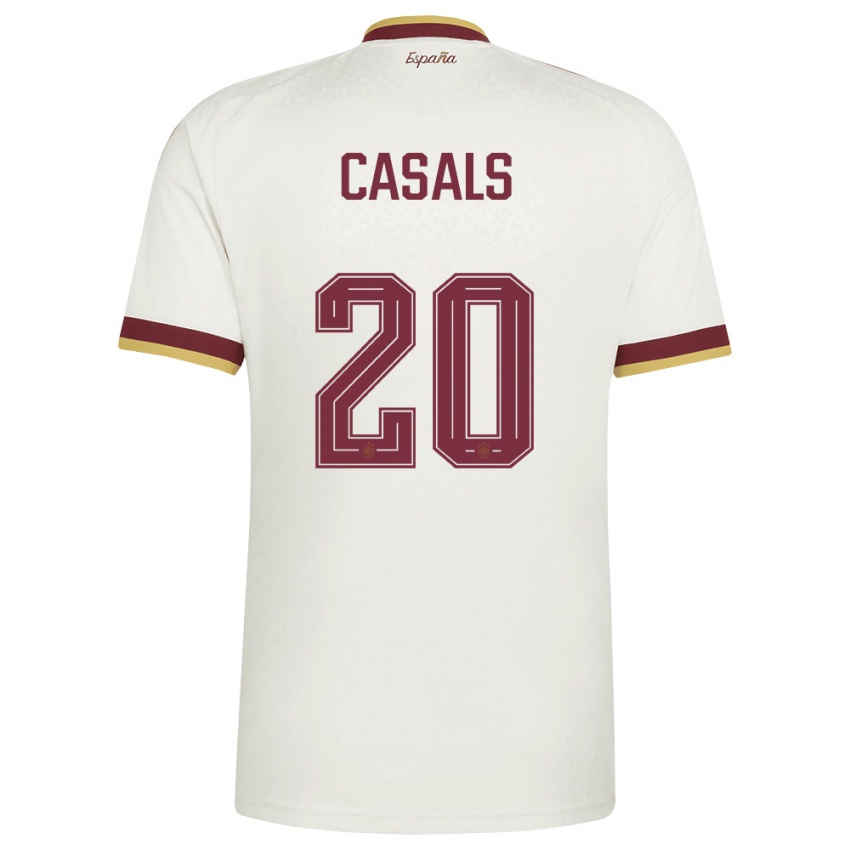 ילדים ספרד ג׳ואל רוקה #20 שמנת בורדו הרחק ג'רזי 26-28 חולצה קצרה