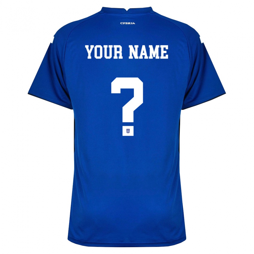 גברים סרביה השם שלך #0 כהה אדום ג'רזי ביתית 26-28 חולצה קצרה