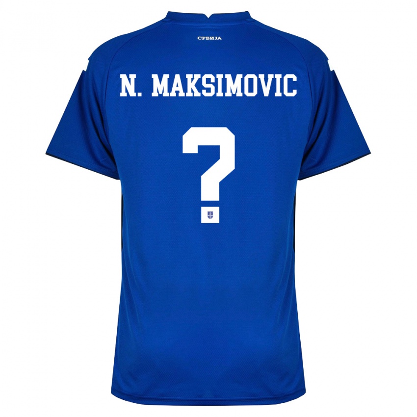 גברים סרביה נמניה מקסימוביץ' #0 כהה אדום ג'רזי ביתית 26-28 חולצה קצרה