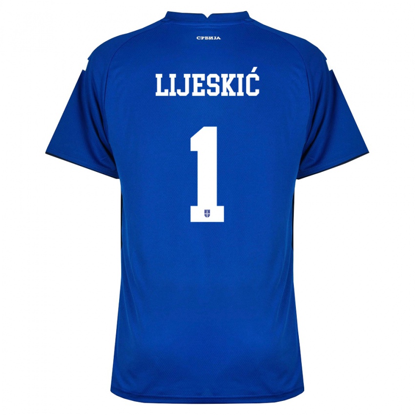 גברים סרביה לוקה ליסקיץ' #1 כהה אדום ג'רזי ביתית 26-28 חולצה קצרה