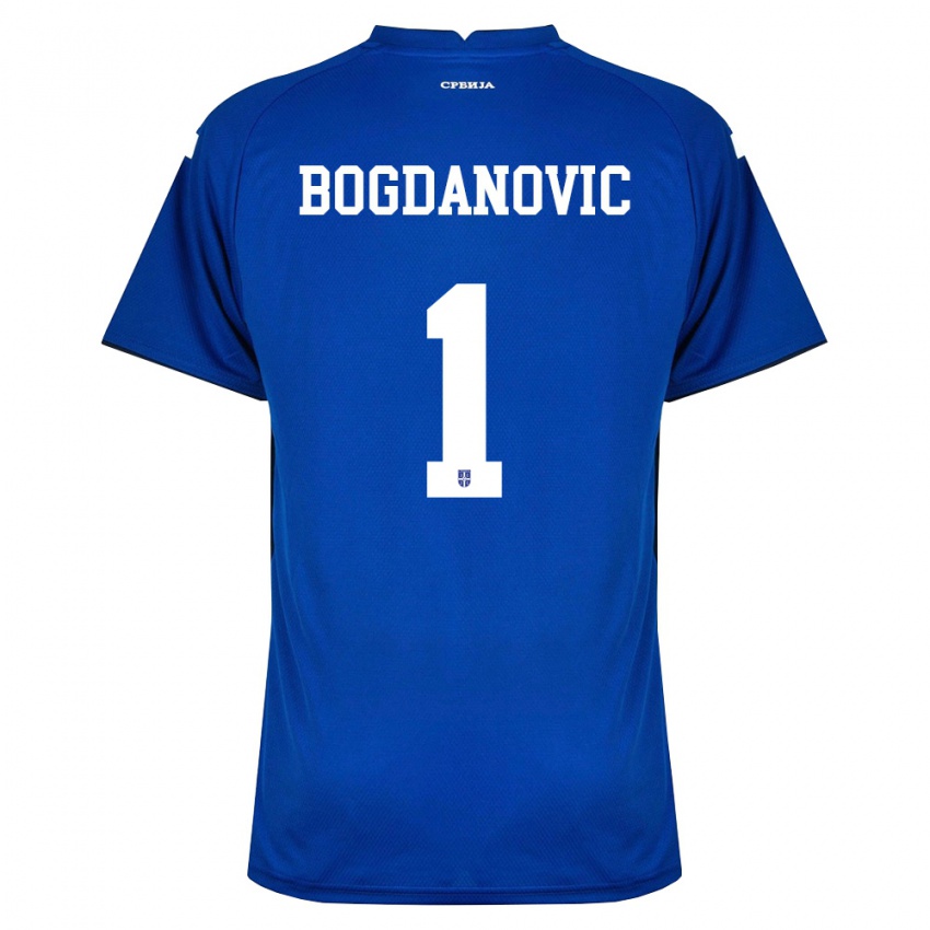 גברים סרביה בוגדן בוגדנוביץ' #1 כהה אדום ג'רזי ביתית 26-28 חולצה קצרה