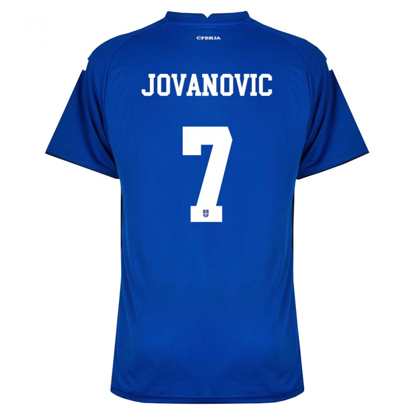 גברים סרביה לזאר יובאנוביץ' #7 כהה אדום ג'רזי ביתית 26-28 חולצה קצרה