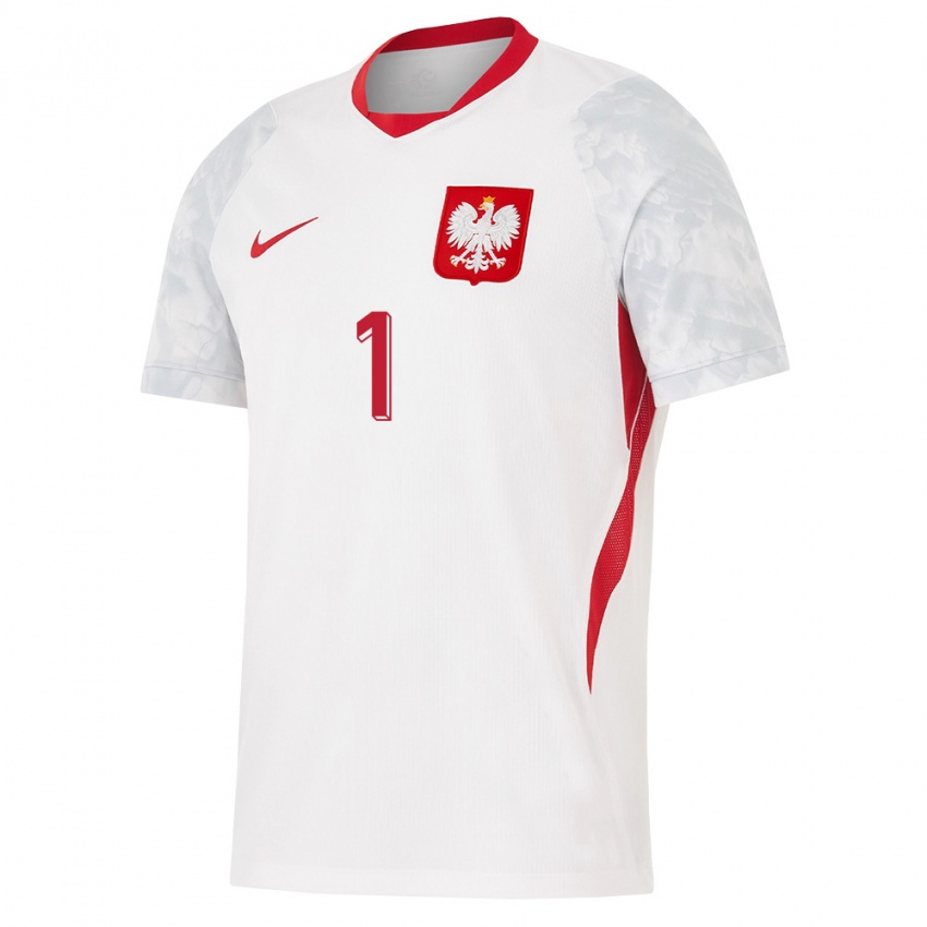 נשים פולין קאמיל גרבארה #1 לבן אדום אפור ג'רזי ביתית 26-28 חולצה קצרה