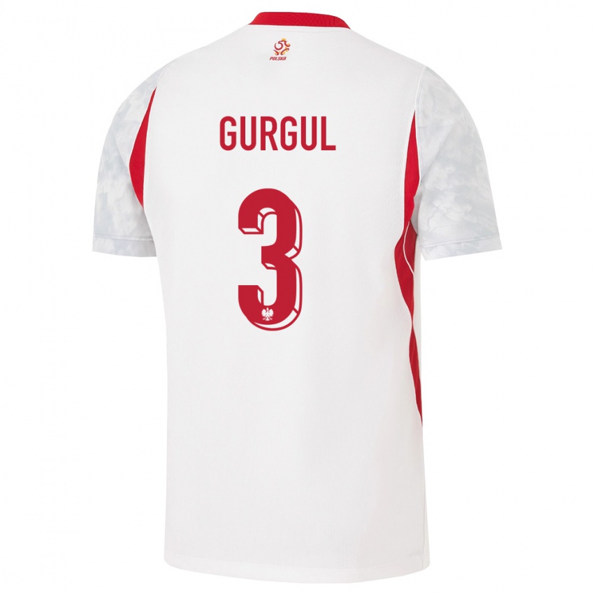 נשים פולין מיכל גורגול #3 לבן אדום אפור ג'רזי ביתית 26-28 חולצה קצרה