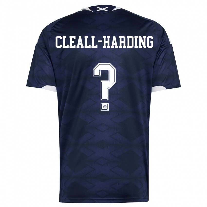 נשים סקוטלנד סמואל הרדינג #0 כהה לבן ג'רזי ביתית 26-28 חולצה קצרה