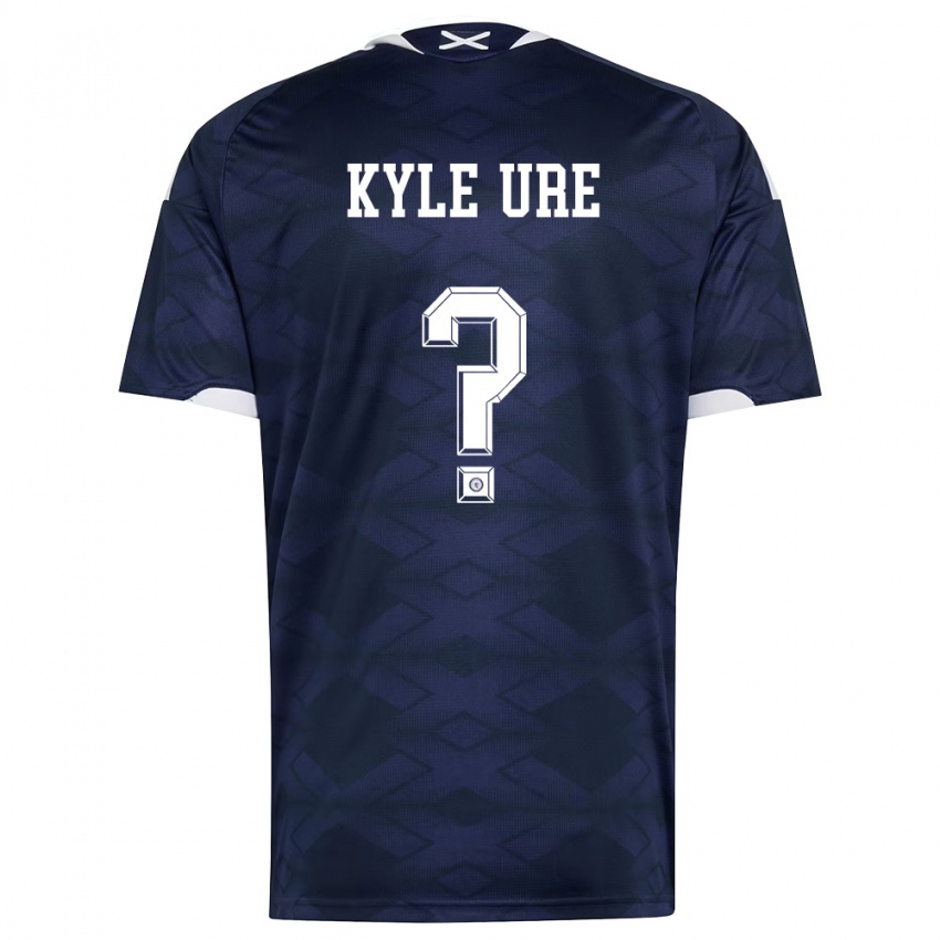 נשים סקוטלנד קייל אור #0 כהה לבן ג'רזי ביתית 26-28 חולצה קצרה