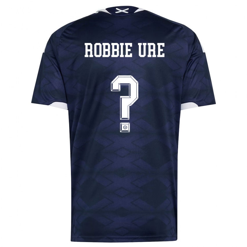 נשים סקוטלנד רובי יור #0 כהה לבן ג'רזי ביתית 26-28 חולצה קצרה