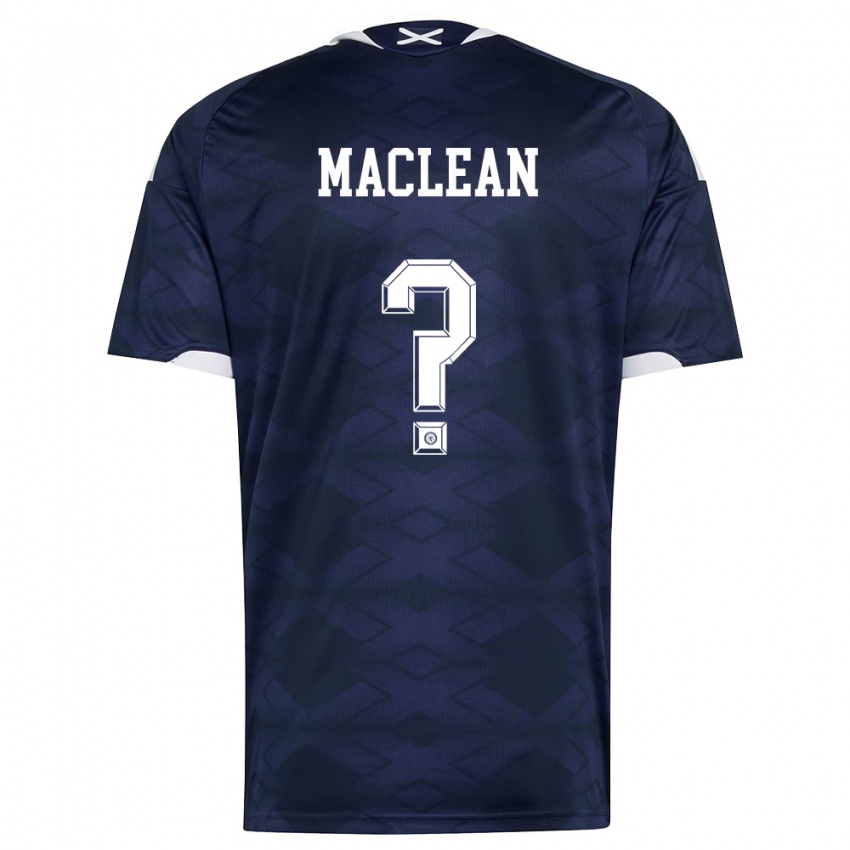 נשים סקוטלנד קירסטי מקלין #0 כהה לבן ג'רזי ביתית 26-28 חולצה קצרה