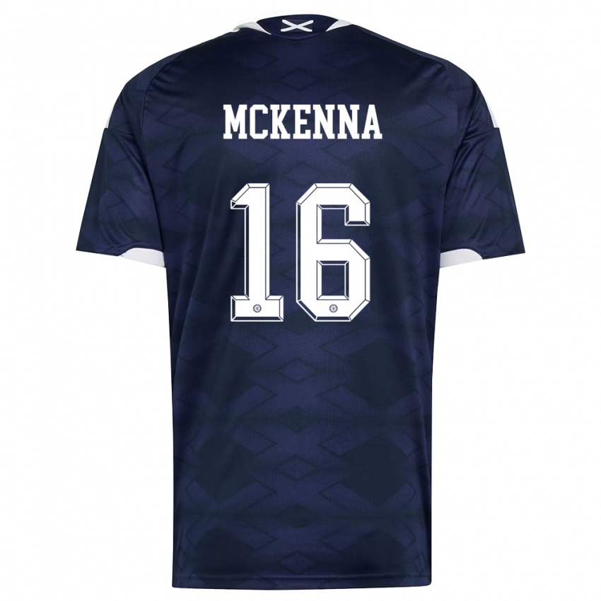 נשים סקוטלנד סקוט מקקנה #16 כהה לבן ג'רזי ביתית 26-28 חולצה קצרה