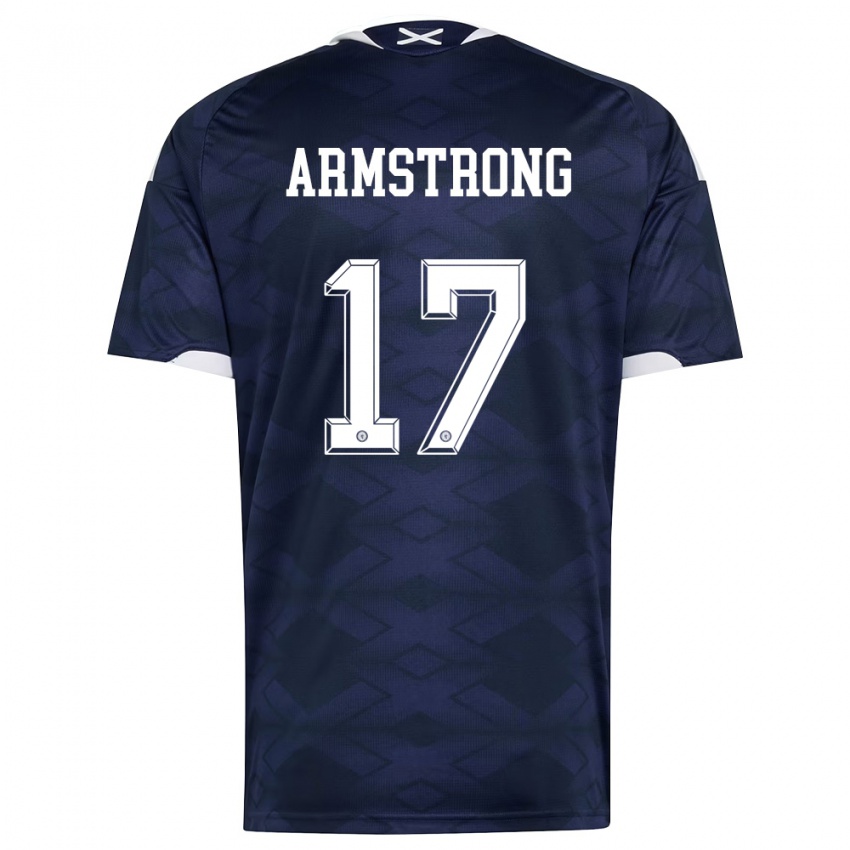 נשים סקוטלנד סטיוארט ארמסטרונג #17 כהה לבן ג'רזי ביתית 26-28 חולצה קצרה